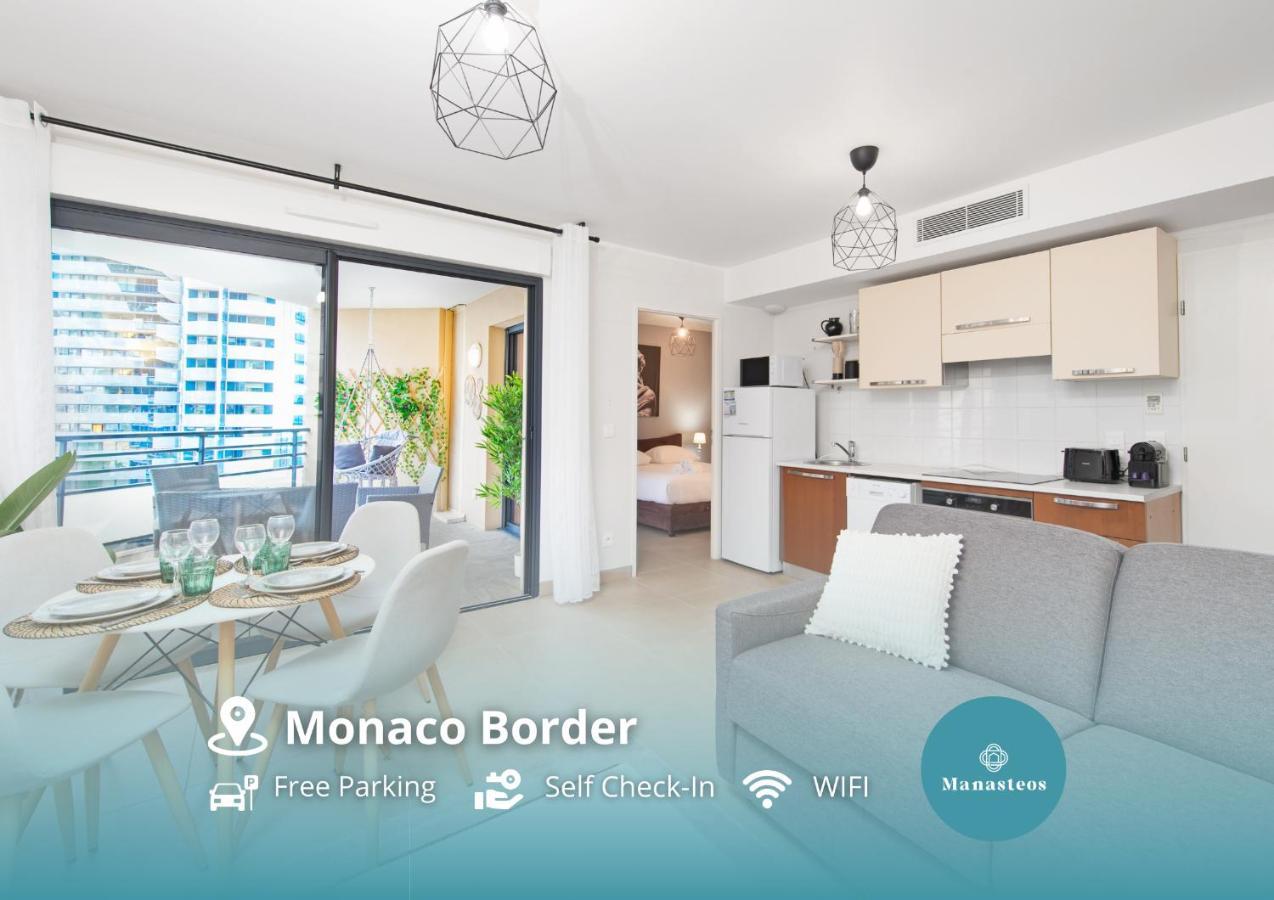 博索莱伊Vue Monaco & Tour Odeon - Terrasse - Parking - Bh公寓 外观 照片