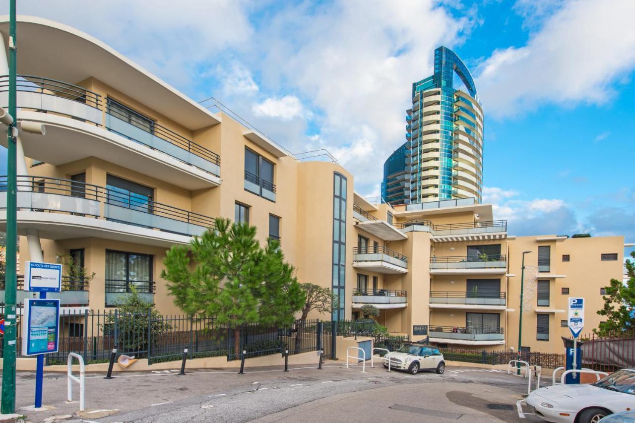 博索莱伊Vue Monaco & Tour Odeon - Terrasse - Parking - Bh公寓 外观 照片