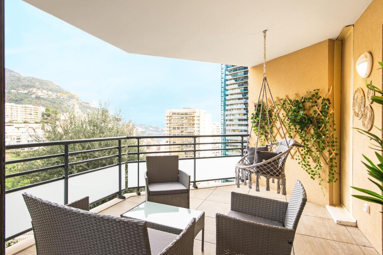 博索莱伊Vue Monaco & Tour Odeon - Terrasse - Parking - Bh公寓 外观 照片